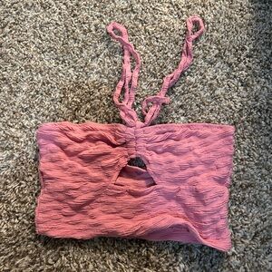 SHEIN Pink Textured Top